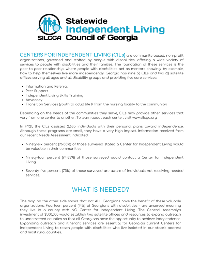 Statewide Independent Living Council of Georgia