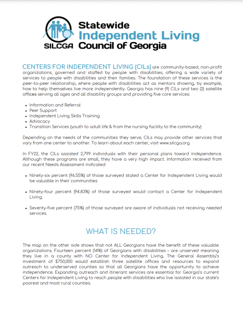 Statewide Independent Living Council of Georgia