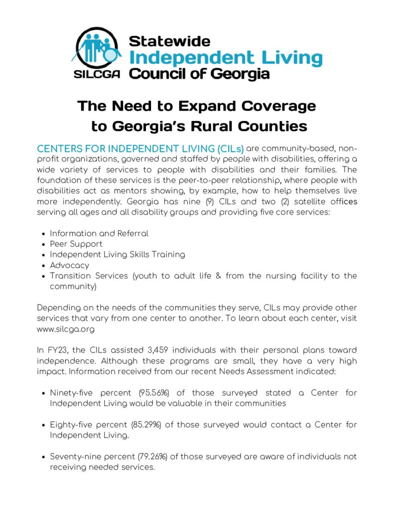 Statewide Independent Living Council of Georgia